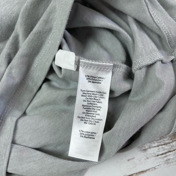 Vineyard Vines Edgartown Gray Hooded Long Sleeve Logo T-Shirt S LIKE NEW - Picture 5 of 5